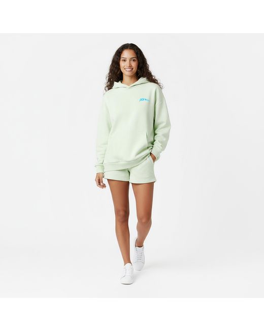 Jack Wills Green Graphic Hoodie