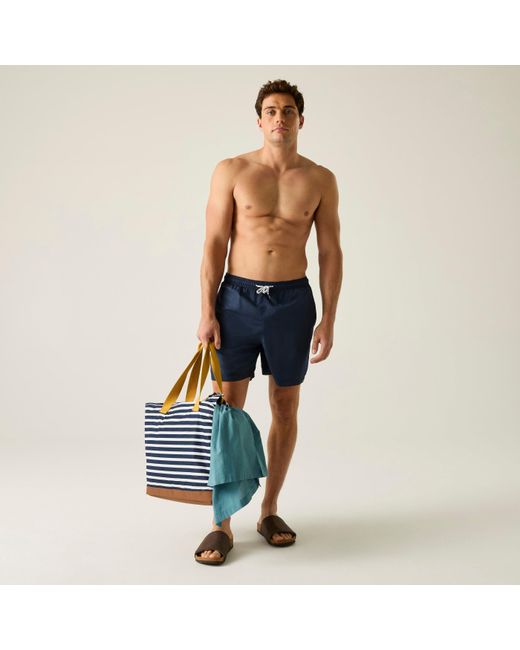 Regatta Blue Mackleyna Quick-Drying Swim Shorts for men