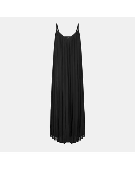 Vero Moda Black Katy Pleated Maxi Dress