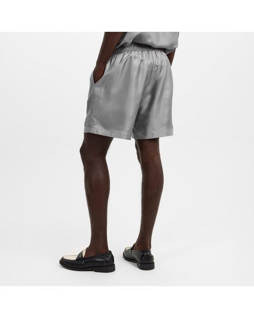Amiri Red Art Dstrt Woven Tracksuit Shorts for men