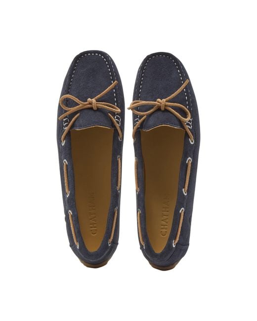 Chatham Blue Boat Shoes
