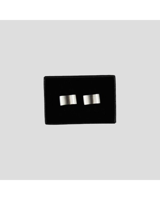 Twisted Tailor Black Brink Rectangle Cufflink for men