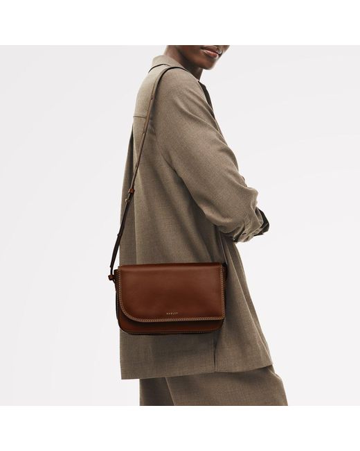 Radley Brown Pocket Street Medium Crossbody Bag