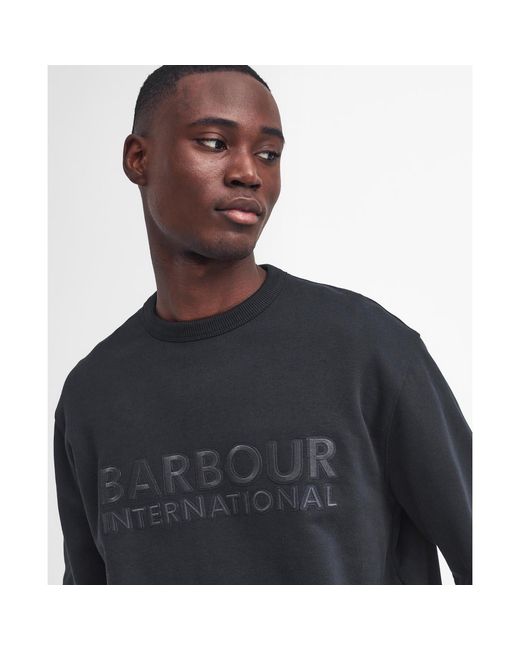 Barbour Blue Otis Logo Sweatshirt for men