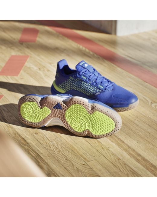 Adidas Blue Stabil 16 Indoor Shoes for men