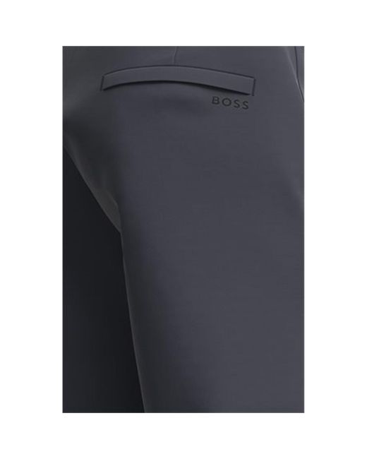 Boss Blue Hugo Commuter Slim Fit Trousers for men