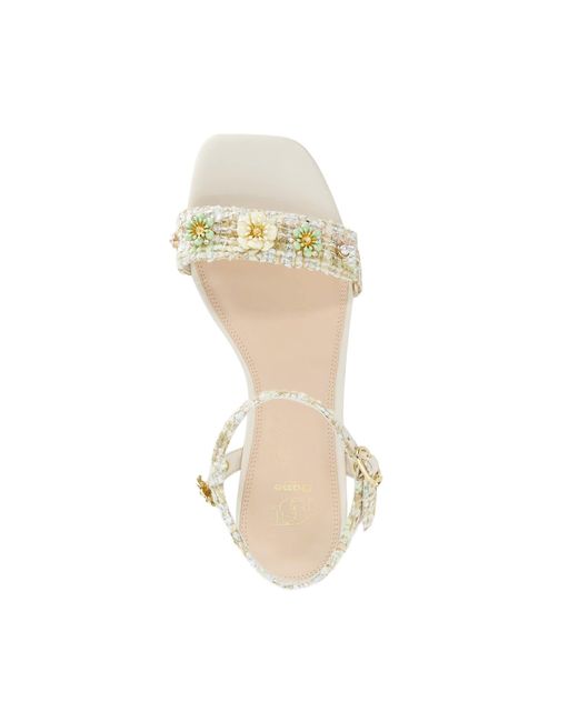 Dune Natural Nemesia Flat Sandals