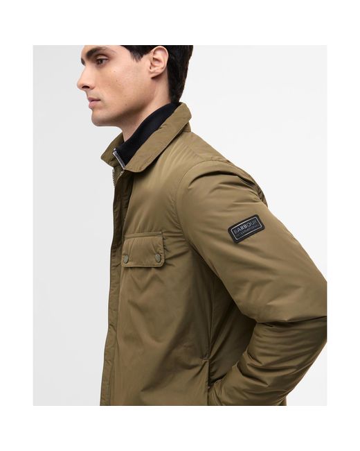 Barbour Green Ariel Overshirt for men