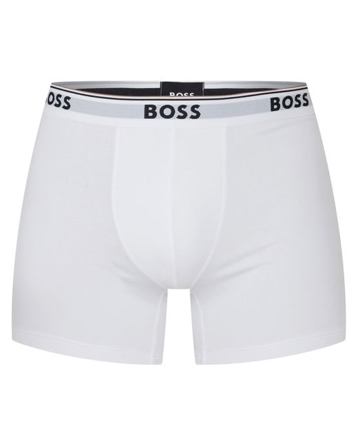 Boss White 3 Pack Boxer Shorts for men