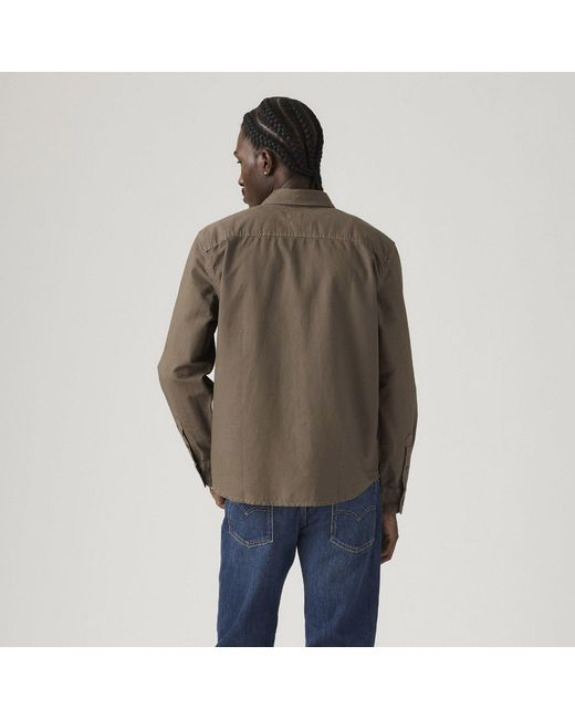 Levi's Green Levi's Button Down Sh for men
