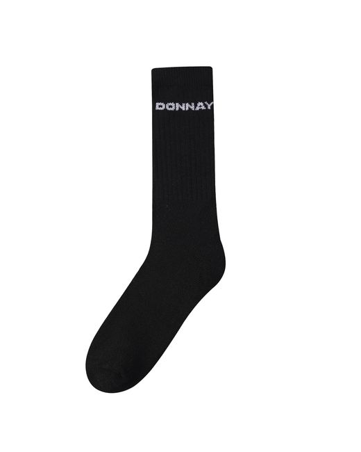 Donnay Black 10 Pack Crew Socks 12
