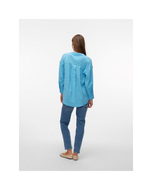 Vero Moda Blue Vmqueeny Shirt