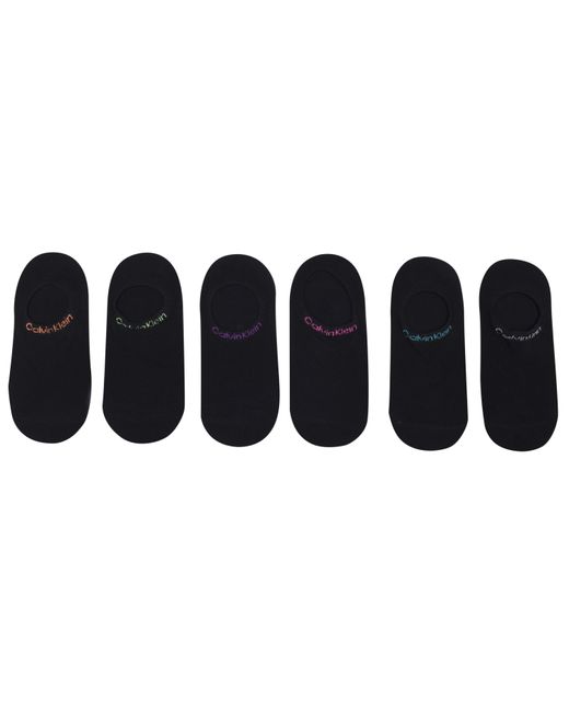 Calvin Klein Black 6 Pack Socks