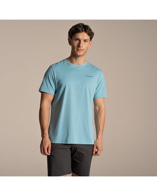 Craghoppers Blue Lucent Ii Travel T-Shirt for men