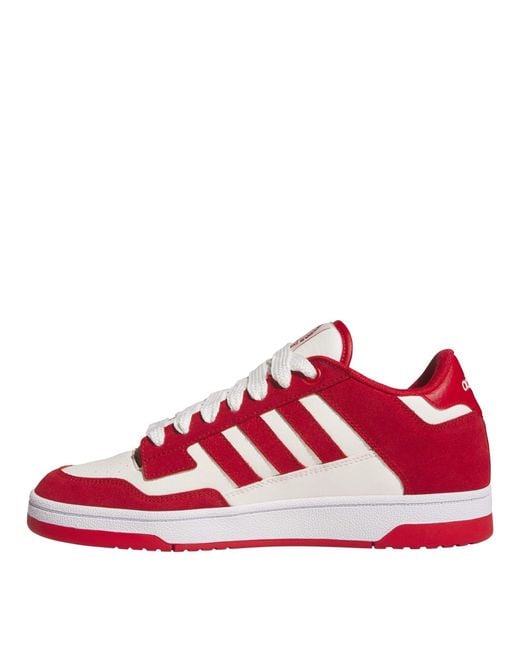 Adidas Red Rapid Court Low Trainers for men