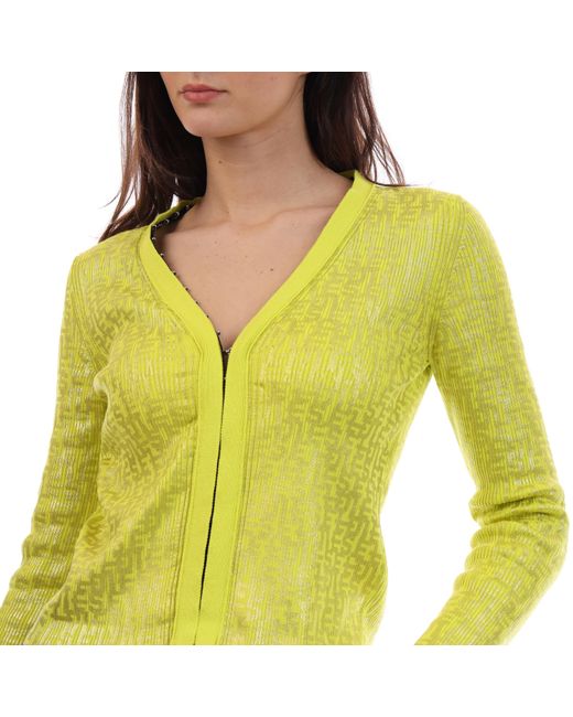 DIESEL Yellow M Gria Maglia Cardigan