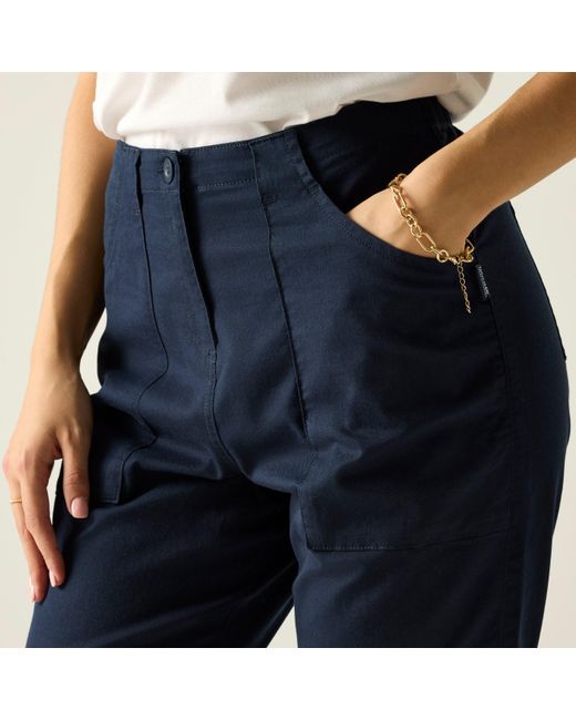 Regatta Blue Shorebella Capri Trousers