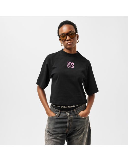Palm Angels Black Oversized T-Shirt
