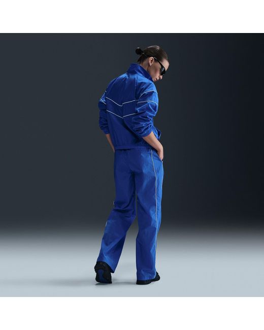 Nike Blue England Woven Tracksuit Bottoms