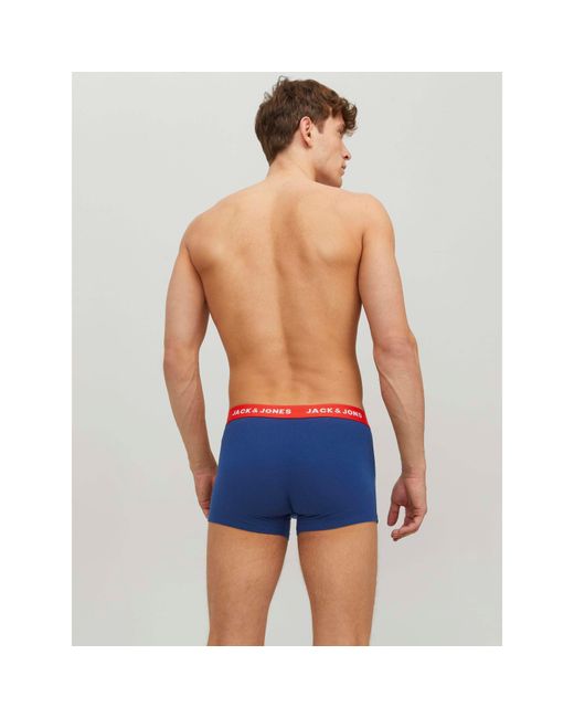 Jack & Jones Blue Lee 5 Pack Trunks for men