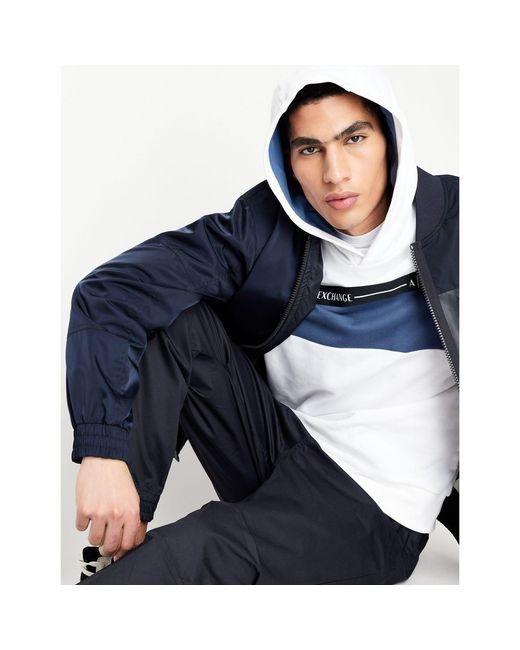 ARMANI EXCHANGE Blue Trousers for men