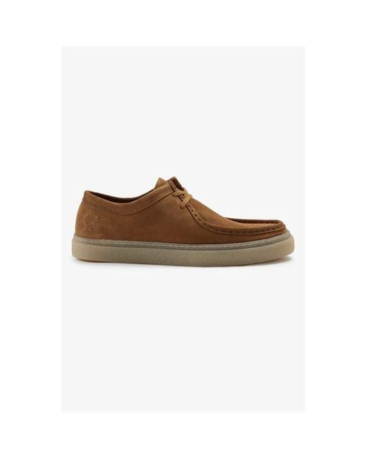 Fred Perry Brown Fred Dawsonlowsuede Sn32 for men