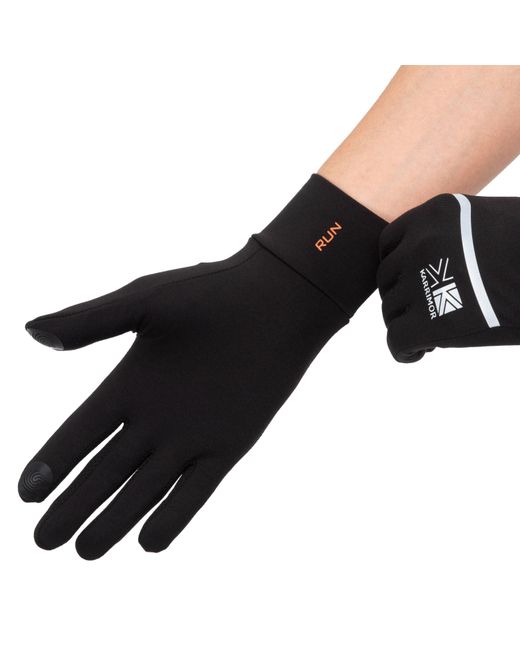 Karrimor Black Running Gloves Ladies