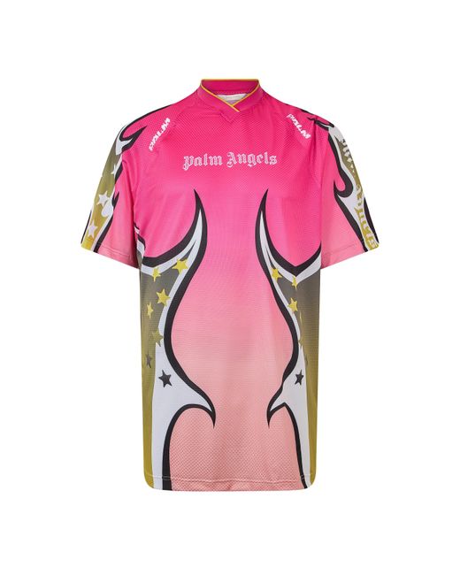 Palm Angels Pink T-Shirt Dress