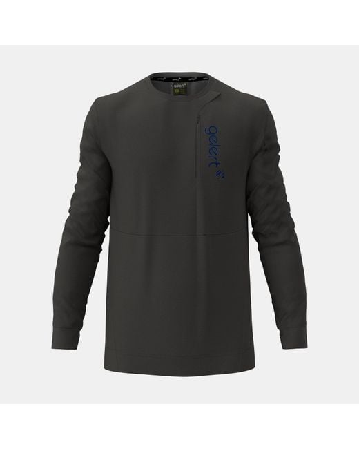 Gelert Black Fleece Crew Sweatshirt for men