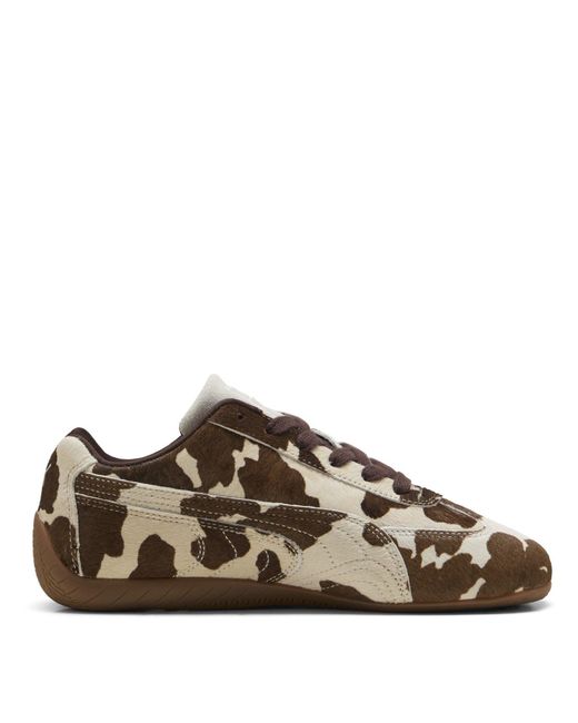 PUMA Brown Speedcat Pony Low-Top Trainers
