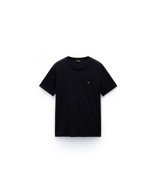 Napapijri Black Salis Short Sleeve T-Shirt for men