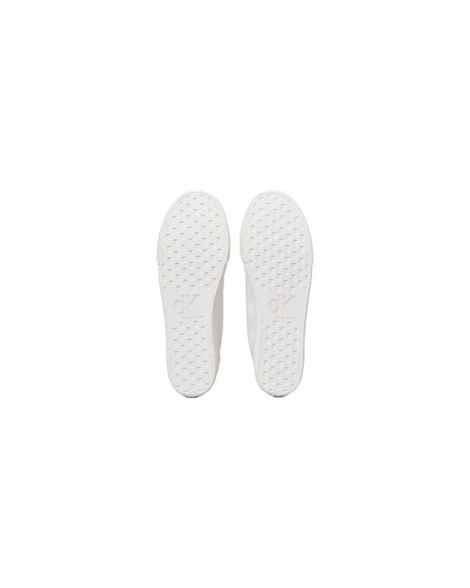 Calvin Klein White Low-Top Trainers for men