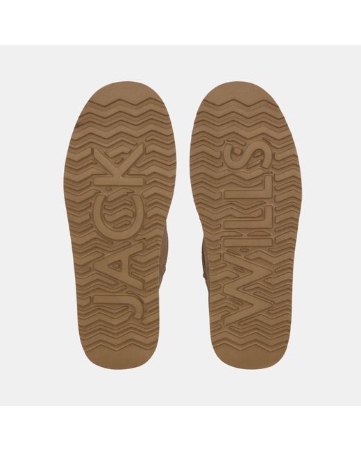 Jack Wills Brown Platform Slip-On Snug
