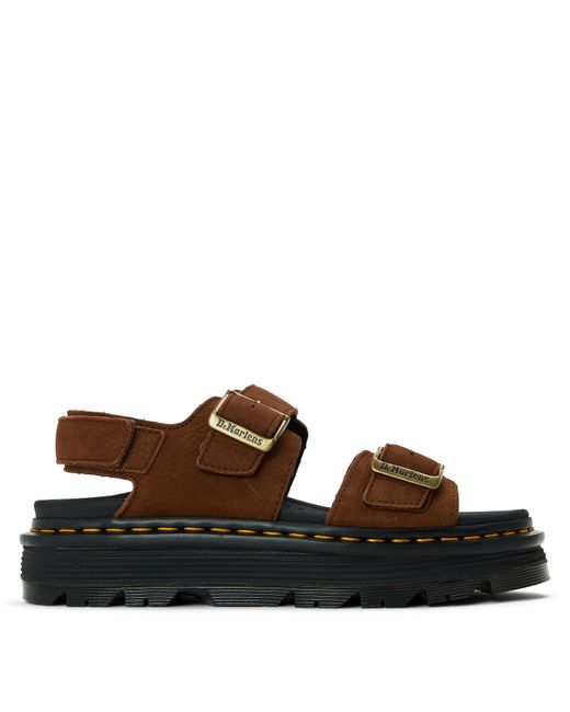 Dr. Martens Brown Zebzag Sandals