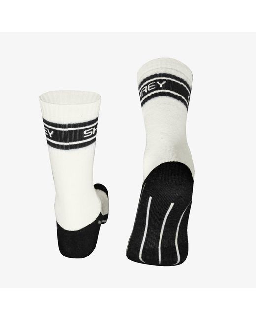 Shrey Black Elite Double Layer Socks 2 Pack for men