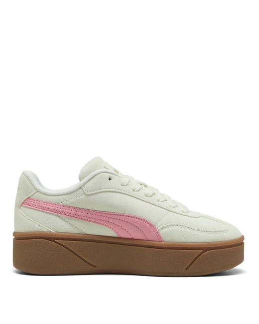 PUMA White Club Era Ii Platform Trainers