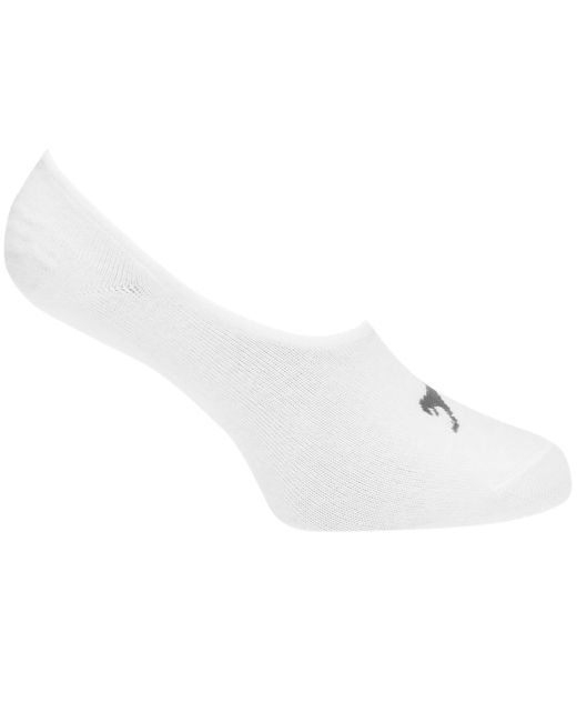 Slazenger 1881 White Invisible 5 Pack Trainer Socks for men