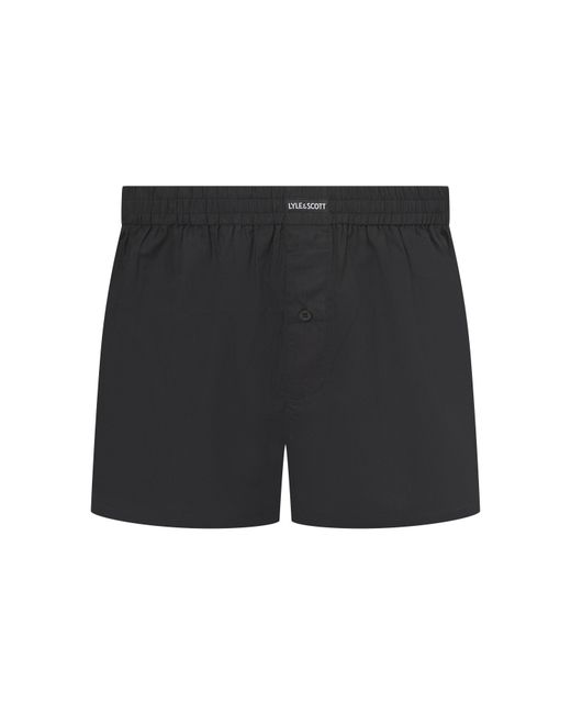 Lyle & Scott Gray Woven Boxer Trunk Underwear for men