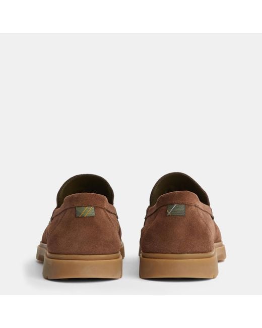 Barbour Brown Carty Loafers for men