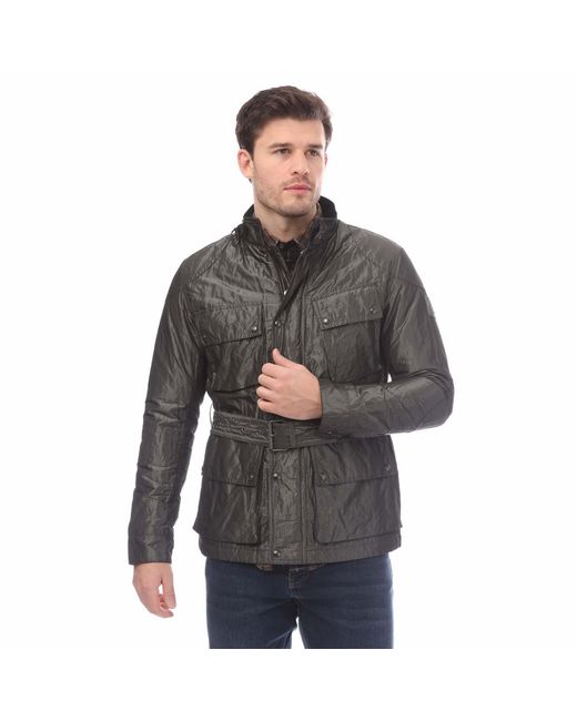 Belstaff Gray Technical Shell Trialmaster Concept Jacket for men