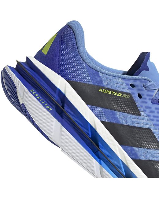 Adidas Blue Adistar Byd Running Shoes for men