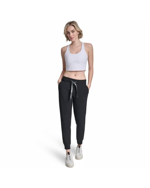 DKNY Black Tape Logo Jog