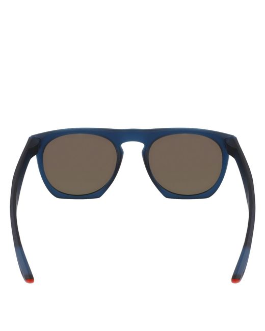 Nike Blue Flatspot Xxii Wayfarer Sunglasses