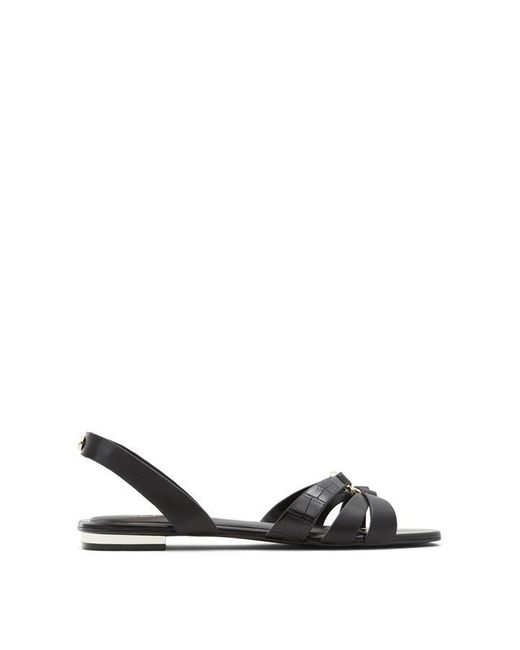 ALDO Black Marassi Flat Sandals