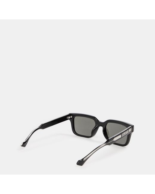 Gucci Gray Square Acetate La Piscine Sunglasses for men
