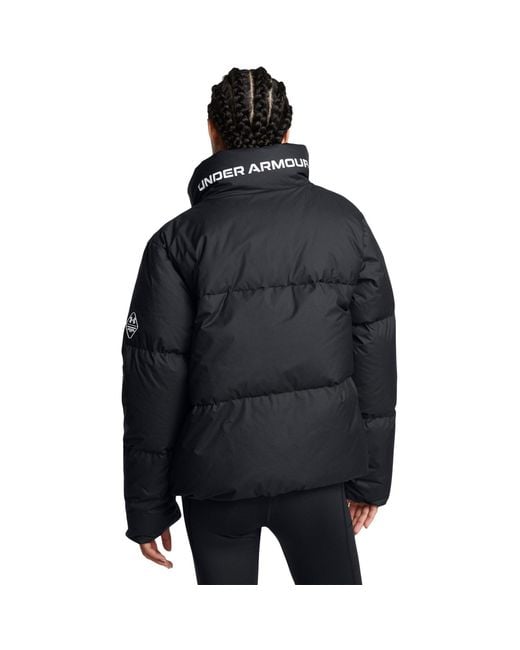 Under Armour Black Limitless Weather Resistant Puffer Jacket
