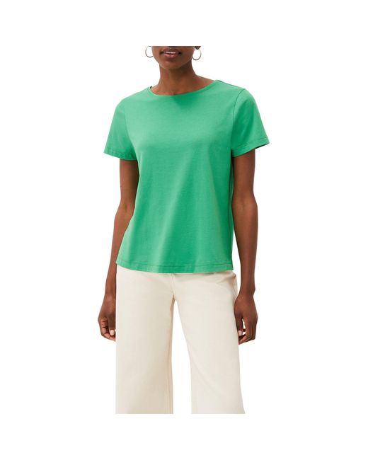 Phase Eight Green Huntly Stitch Detail T-Shirt