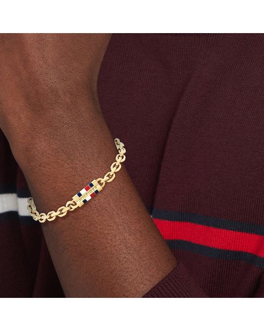 Tommy Hilfiger Metallic Chain Bracelet for men