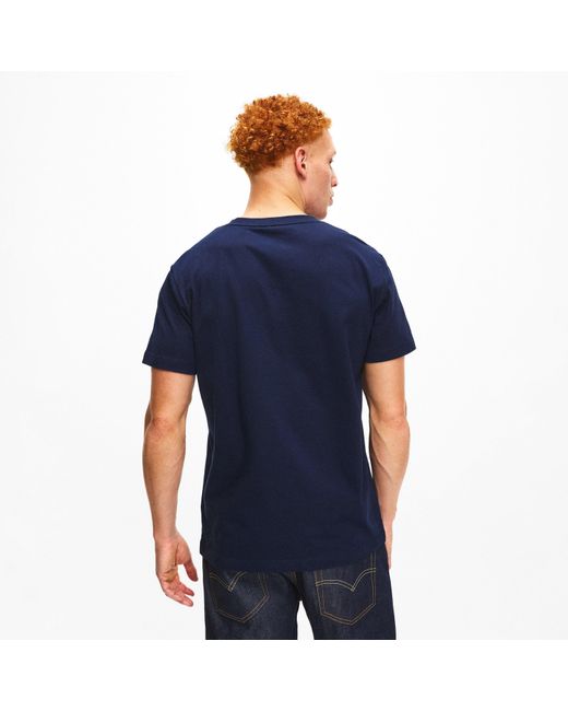 Calvin Klein Blue Core Logo T Shirt for men