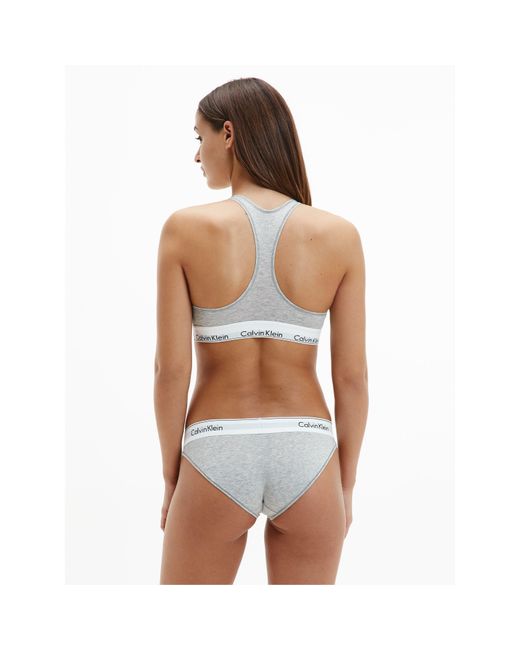 Calvin Klein Gray Modern Cotton Brief